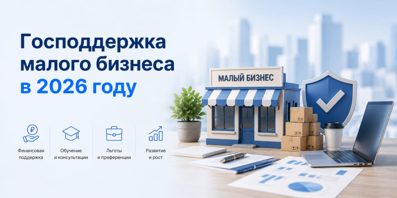 Как получить господдержку для малого бизнеса в 2026 году: все виды грантов и субсидий