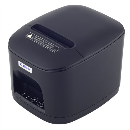 Чековый принтер Xprinter XP-T80B (203 dpi, черный, термопечать, USB/Ethernet, с автоотрезчиком)