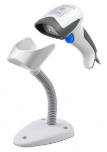 Проводной сканер штрих-кода Datalogic Gryphon GD4590 (2D, серый, с подставкой, 1,5м кабель)