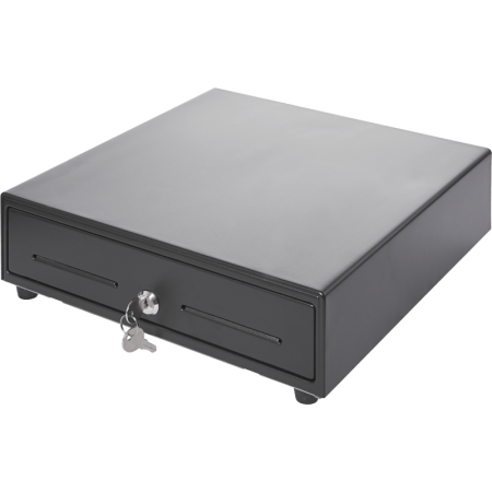 Денежный ящик PayTor HT-330P Б/У (черный, распайка: Штрих)