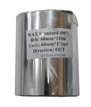 Риббон, 60 мм (110м, втулка 1"x110 мм, WAX OUT)