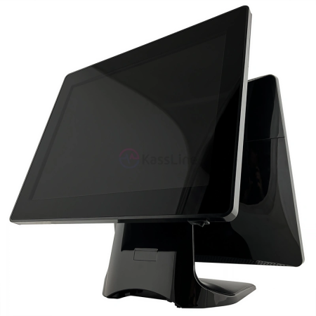Сенсорный терминал DBS-RH669 (15", Intel Celeron J4125, 8GB/128GB, MSR, без ОС + 15" LCD второй монитор)
