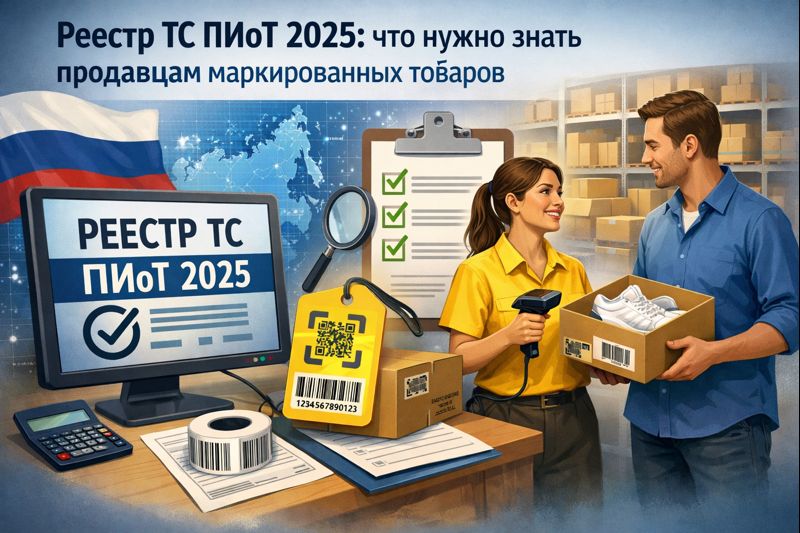 Реестр ТС ПИоТ 2025: что нужно знать продавцам маркированных товаров