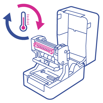 Замена термоголовки на принтере/ККТ фото