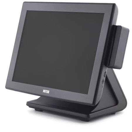 Сенсорный терминал MITSU Titan-B15-II (15", Intel Celeron J1900, 4GB/64GB, MSR, без ОС + 9.8" LCD второй монитор)