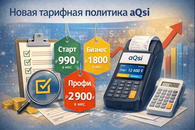 Новая тарифная политика aQsi