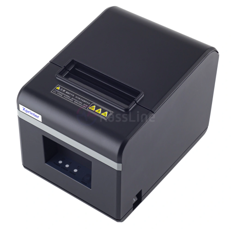 Чековый принтер Xprinter N160II (203 dpi, черный, термопечать, USB/Ethernet, с автоотрезчиком)