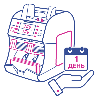Аренда сортировщика банкнот (1 сутки)