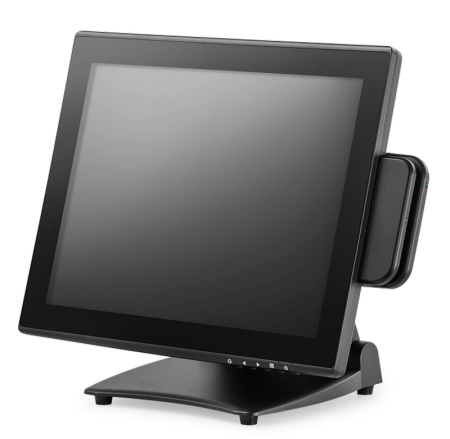POS-монитор сенсорный АТОЛ ТМ15 (15", P-CAP, 1024x768, MSR, встроенные динамики 2W, черный)