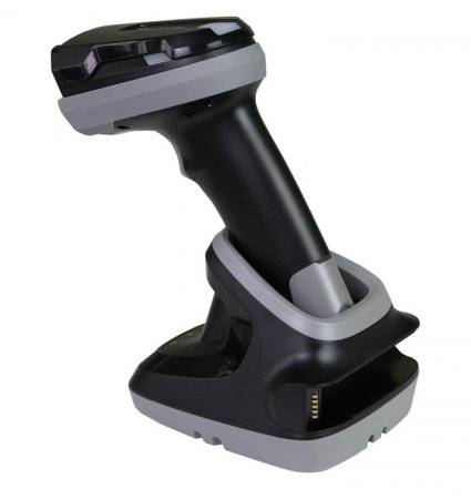 Беспроводной сканер штрих-кода Mertech CL-2420 BLE SPP Dongle P2D (2D, черный, с подставкой Cradle) фото