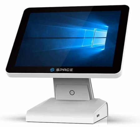 Сенсорный терминал SPACE VOLT (15", Intel Core I3, 4GB/64GB, WIFI/Bluetooth, без MSR, без ОС, белый) фото