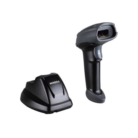 Беспроводной сканер штрих-кода Mindeo CS2290 (2D, черный, SR фокус, с подставкой Cradle) фото