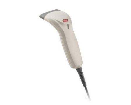 Проводной сканер штрих-кода ZEBEX Z-3220 (1D, белый, RS-232, без подставки, 2м кабель) фото