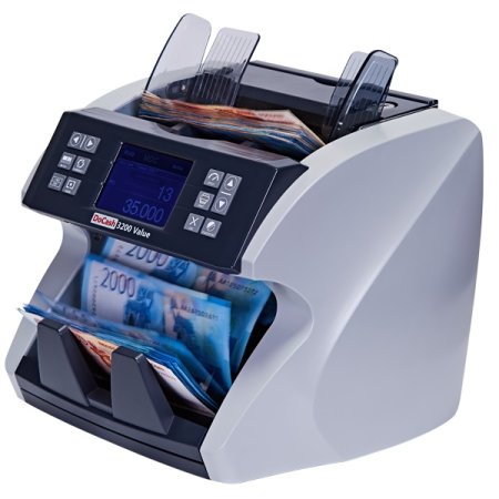 Счетчик банкнот DoCash 3200 Value (серый, RUB/USD/EUR) фото