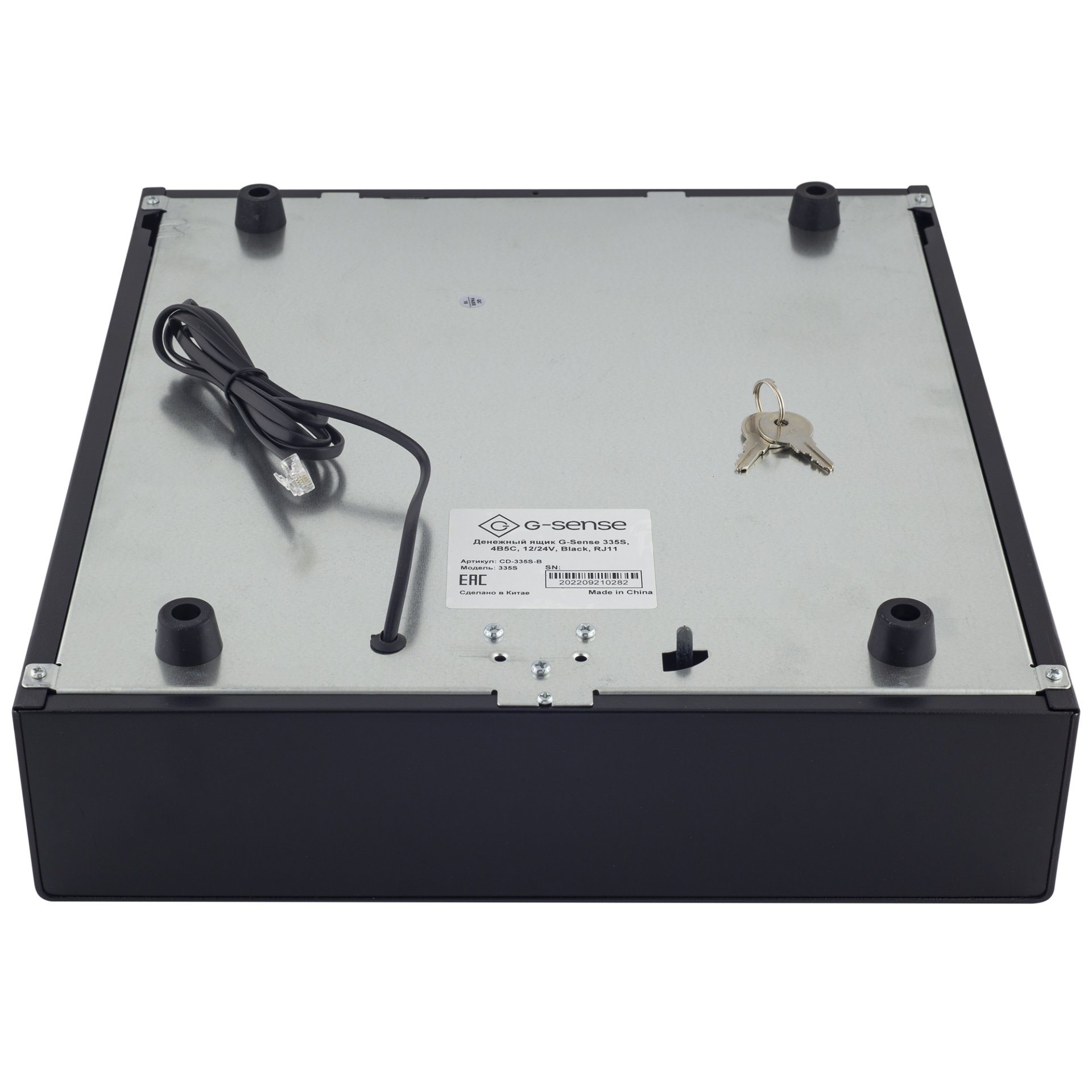 Денежный ящик G-SENSE 335S (черный, распайка: Epson) №6