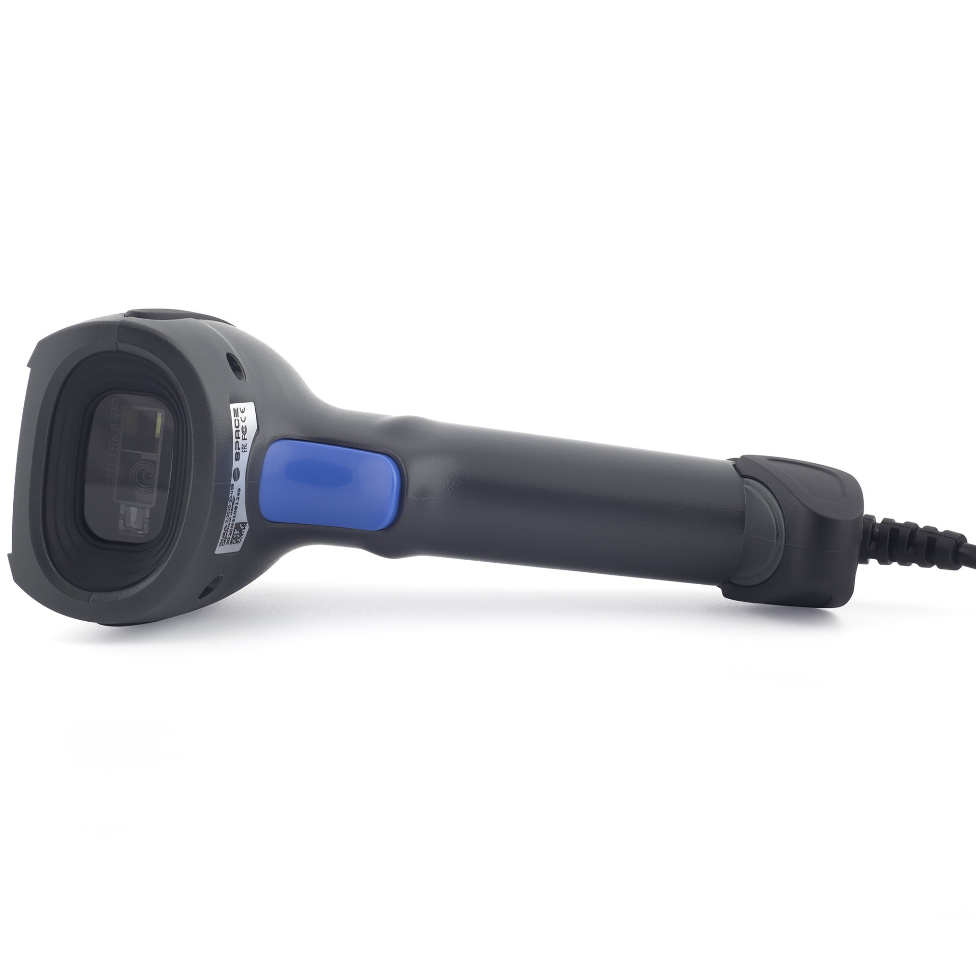 Проводной сканер штрих-кода SPACE X-2020 Б/У (2D, черный, без подставки, 1,5м кабель) №3