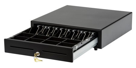 Денежный ящик АТОЛ EC-410-B (черный, распайка: Epson) фото