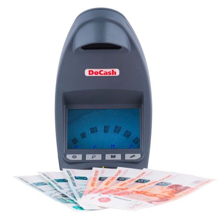 Просмотровый детектор банкнот DoCash Lite D (серый, без АКБ) фото
