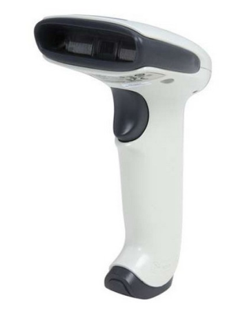 Проводной сканер штрих-кода Honeywell 1300g Hyperion (1D, белый, без подставки, KBW) фото