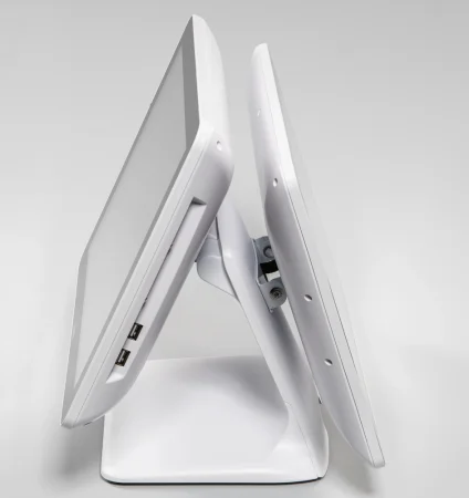 Сенсорный терминал G-SENSE Juniour N-Force Plus (15", Intel N5095, 8GB/M.2 SSD 128GB, WIFI/Bluetooth, без MSR, без ОС, белый + 15" второй монитор) фото