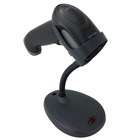 Проводной сканер штрих-кода Honeywell 1470g Voyager (2D, черный, с подставкой) фото
