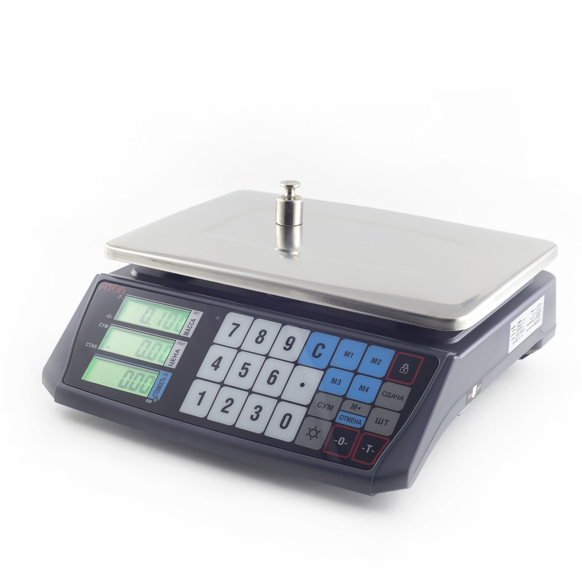 Торговые настольные весы АТОЛ MARTA Б/У (без стойки, без поверки, RS-232) №2