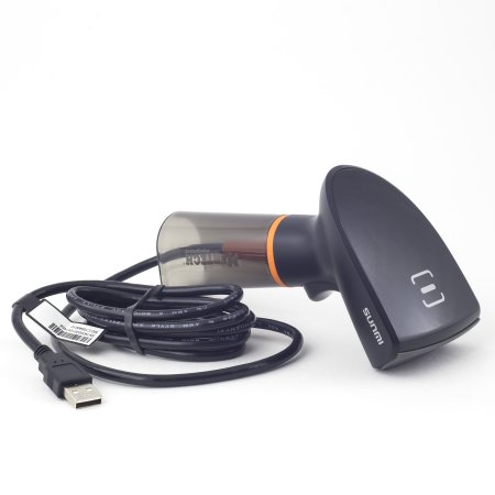 Проводной сканер штрих-кода Mertech SUNMI NS021 Б/У (2D, черный, без подставки, 1,5м кабель)