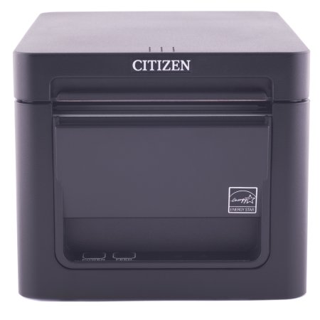 Чековый принтер Citizen CT-E351 (203 dpi, черный, термопечать, USB/Ethernet, с автоотрезчиком) фото