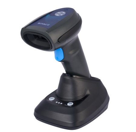 Беспроводной сканер штрих-кода SPACE X-2020RC (2D, черный, USB, Bluetooth, с подставкой Cradle) фото