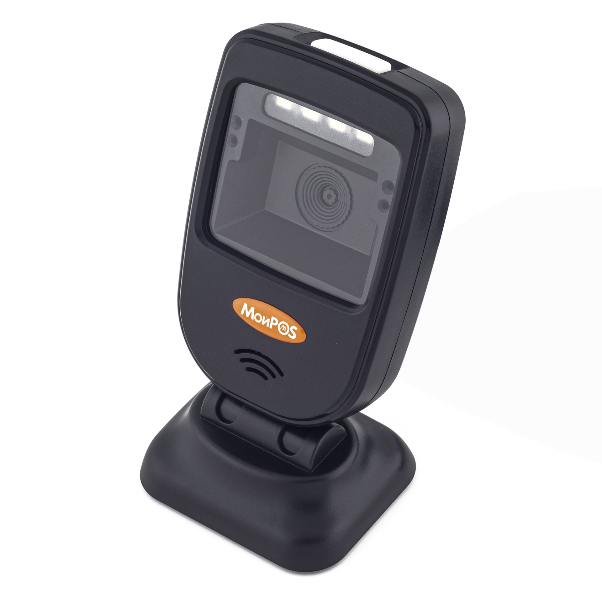 Стационарный сканер штрих-кода МойPOS MSC-6608C2D (2D, черный, USB)