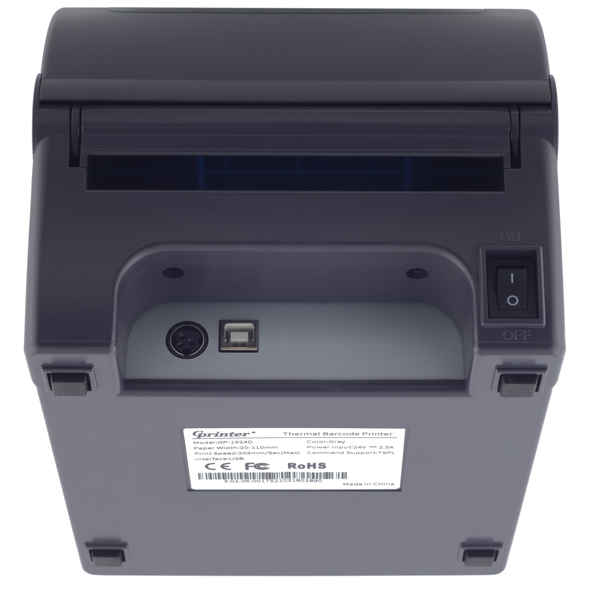Термопринтер этикеток Gprinter GP-1924D (203 dpi, USB, арт. 00001651) фото