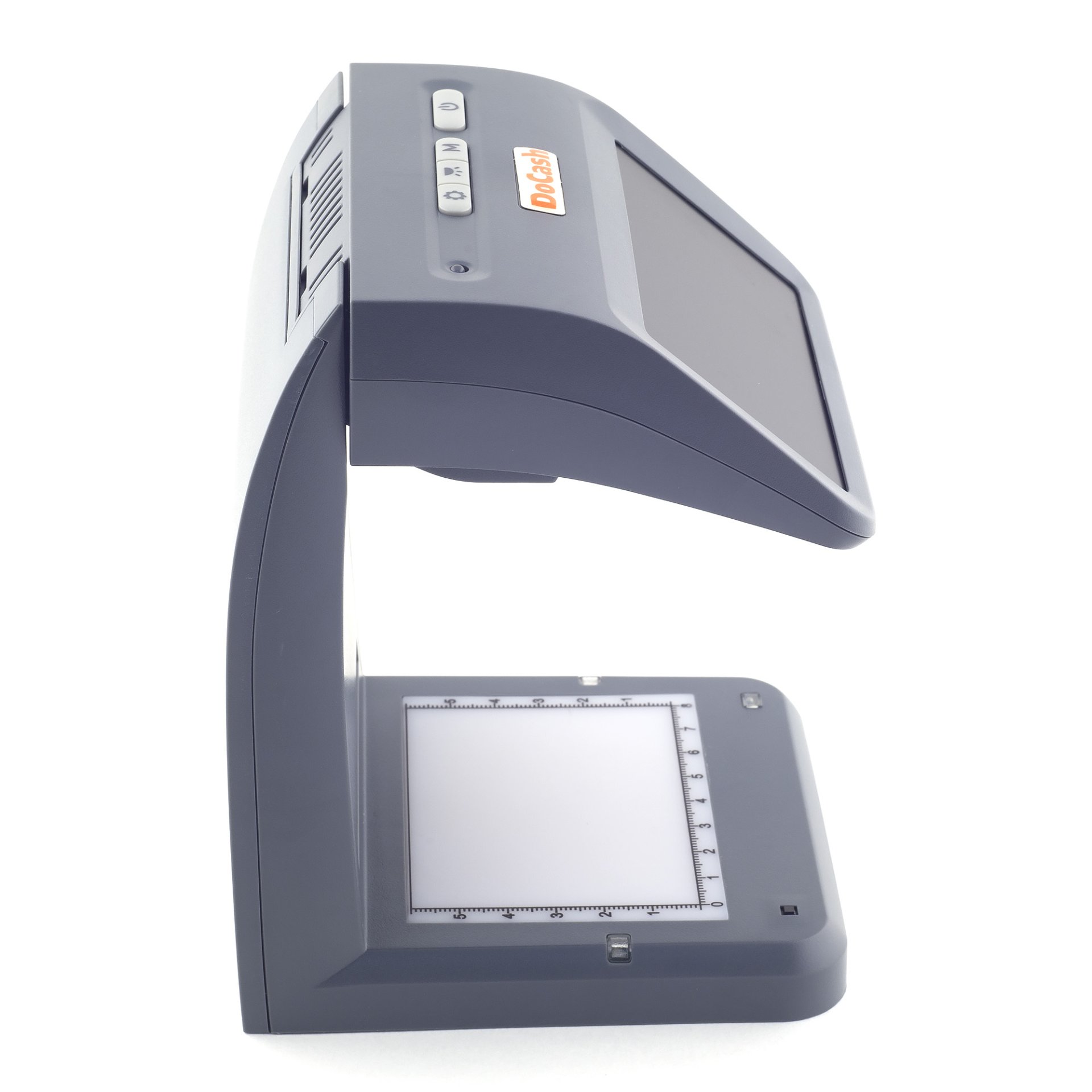 Просмотровый детектор банкнот DoCash Mini IR/UV/AS (серый, ИК контроль/контроль "спецэлемента М", без АКБ) №3