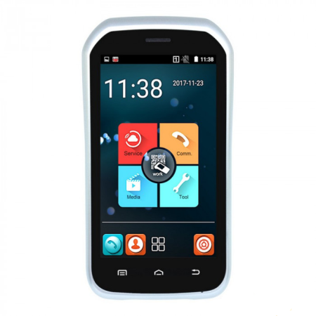 Терминал сбора данных GlobalPOS GP-C6000 (4.5"/Android 4.4/1GB/4GB/2D SE4500/WIFI/BT/3G/4G(LTE)/GPS/NFC/Camera/IP54/2500mAh/белый) фото