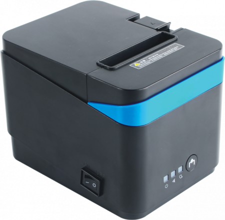 Чековый принтер Gprinter GP-C80250II (203 dpi, черный, термопечать, USB/RS-232/Ethernet, с автоотрезчиком, световая и звуковая индикация) фото