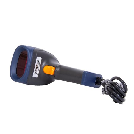 Проводной сканер штрих-кода POScenter HH 1D (1D, черный, с подставкой) фото