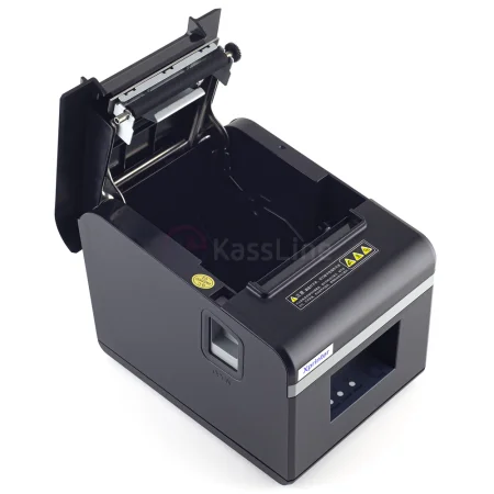 Чековый принтер Xprinter N160II (203 dpi, черный, термопечать, USB/Ethernet, с автоотрезчиком) фото
