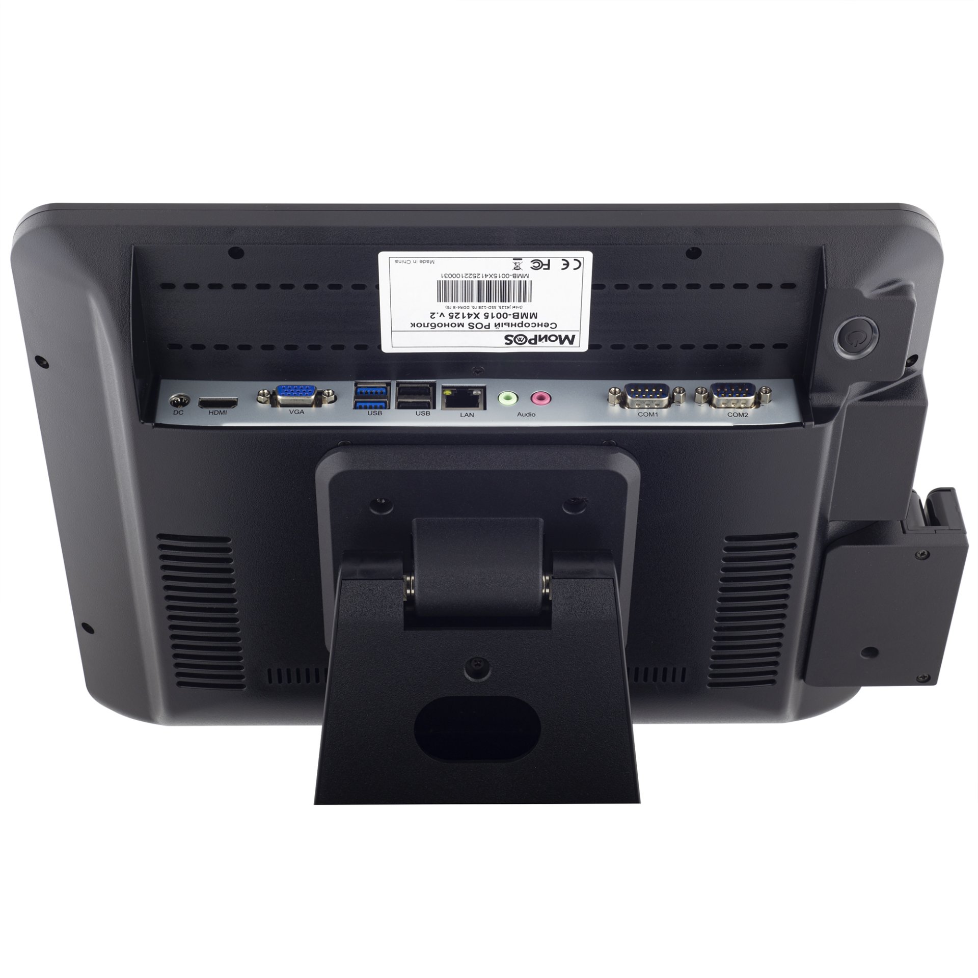 Сенсорный терминал МойPOS MMB-0015 X4125 V.2 (15", Intel Celeron J4125, 8GB/128GB, MSR, без ОС, с подставкой) №8