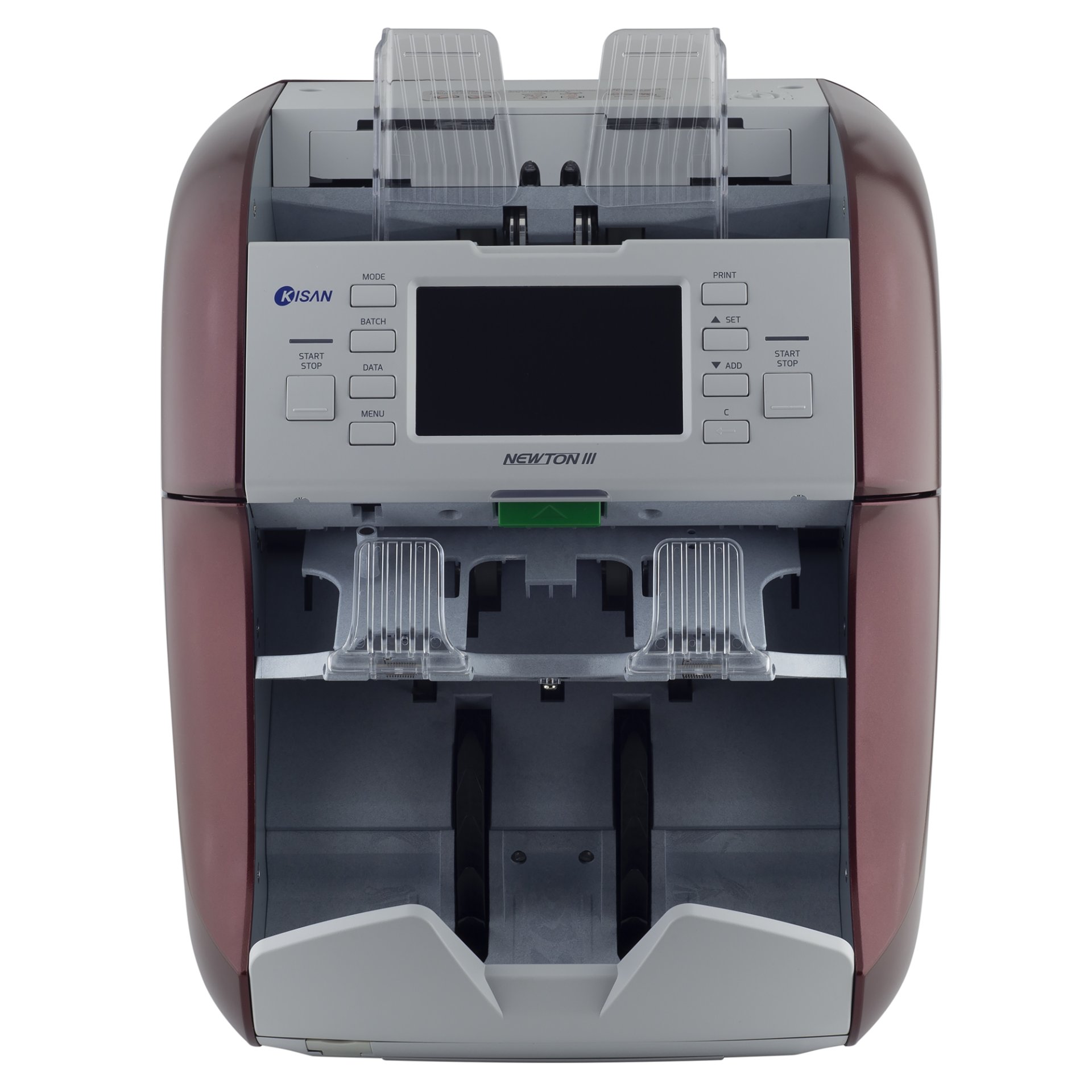 Сортировщик банкнот Kisan Newton HD-V (красный, количество карманов 2, RUB/USD/EUR) №2