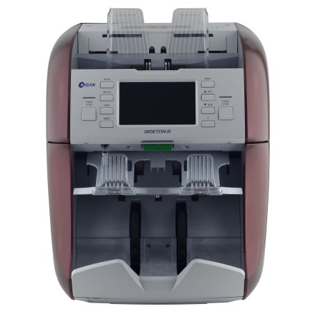 Сортировщик банкнот Kisan Newton HD-V (красный, количество карманов 2, RUB/USD/EUR) фото