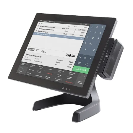 Сенсорный терминал POScenter POS400 (15", P-CAP, Intel Celeron J4125, 4GB/SSD 128GB, MSR, без ОС) фото
