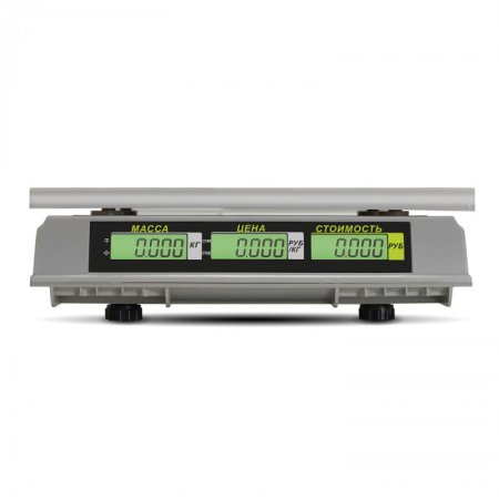 Торговые настольные весы M-ER 326 AC-32.5 "Slim" LCD Белые фото