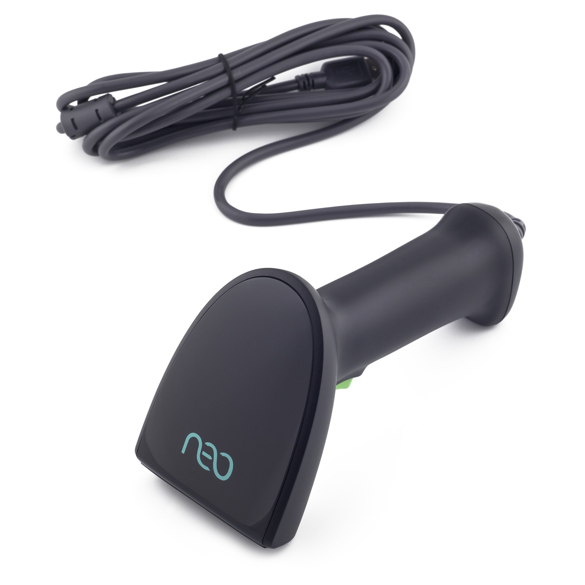 Проводной сканер штрих-кода NEO-X100 PRO C2DGS (2D, черный, без подставки, 2.2м кабель) №2