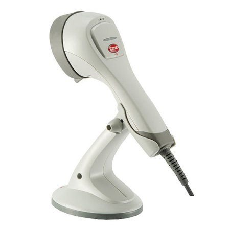 Проводной сканер штрих-кода ZEBEX Z-3060 (1D, USB, белый, с подставкой Cradle, 2м кабель) фото