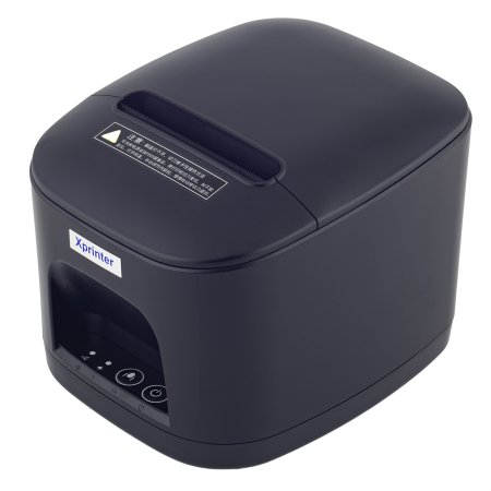 Чековый принтер Xprinter XP-T80B (203 dpi, черный, термопечать, USB/Ethernet, с автоотрезчиком) фото