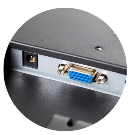 POS-монитор PayTor OM-12 (12", TFT, 1024х768, черный) фото