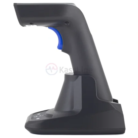 Беспроводной сканер штрих-кода PayTor FL-2007 (2D, серый, USB, Bluetooth, с подставкой Cradle) фото