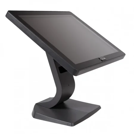 POS-монитор сенсорный POScenter EVA-150 Lite (15", P-CAP, TFT LCD, 1024х768, VGA, USB, новый стенд, черный) фото