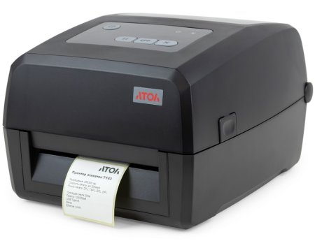 Термотрансферный принтер этикеток АТОЛ ТТ43 (203 dpi, USB/RS-232/Ethernet, арт. 60105) фото