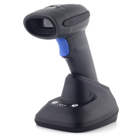Беспроводной сканер штрих-кода DBS HC-3208RC (2D, черный, с подставкой Cradle) фото