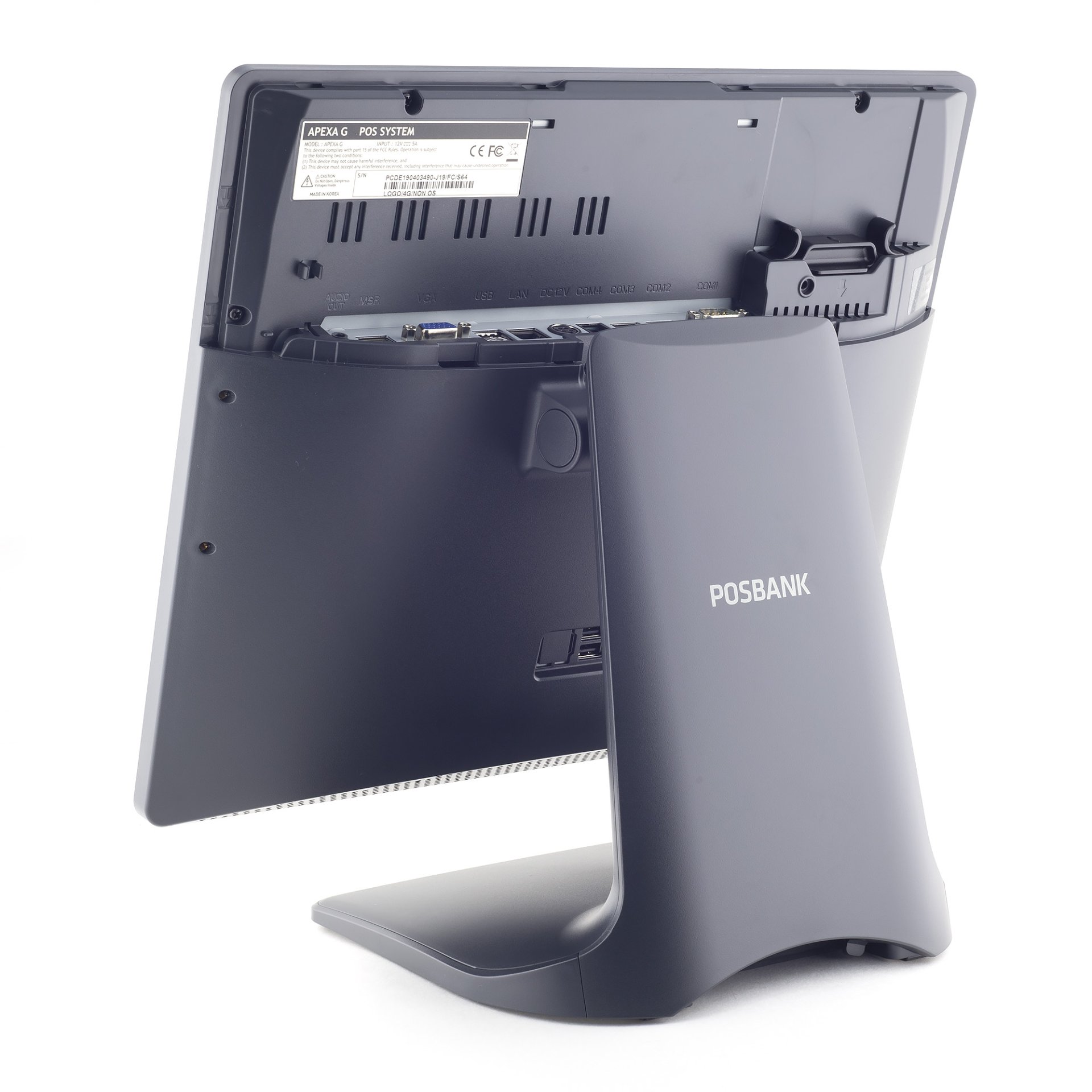 Сенсорный терминал POSBANK APEXA GW (19.5", Intel Celeron J3455, 4GB/120GB, без MSR, без ОС) №4